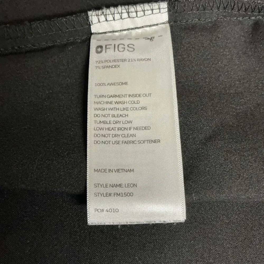 FIGS Scrub Top in Black
PO# 4010 - Picture 6 of 6